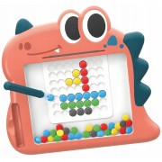 Magnetinė mozaika Montessori MadPad su šablonais Dinozauras